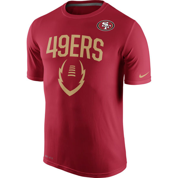 Men NFL San Francisco 49ers Nike Legend Icon Performance TShirt Scarlet